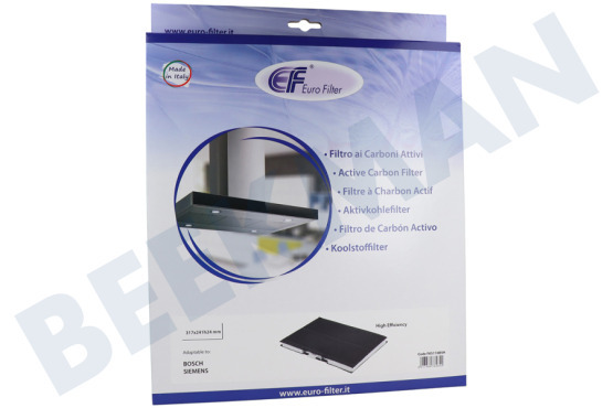 Neff Campana extractora Filtro Filtro de carbón activo