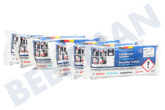 Bosch Cafetera automática 311294, 00311294 Desincrustante Para cafeteras y teteras TCZ6002