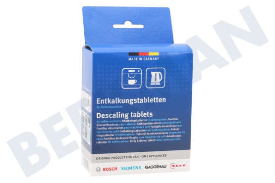 Bosch Cafetera automática 311294, 00311294 Desincrustante Para cafeteras y teteras TCZ6002
