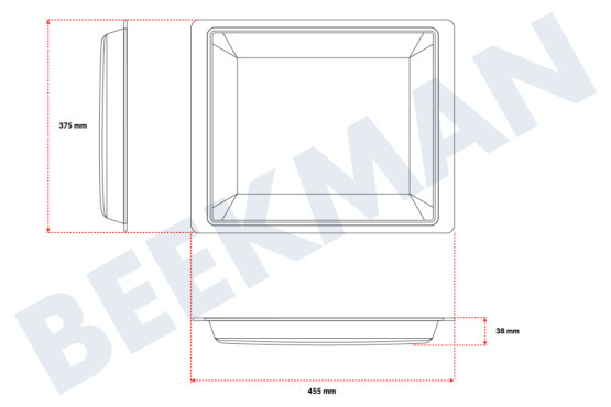 Bosch Horno-Microondas 17004290 Bandeja de hornear