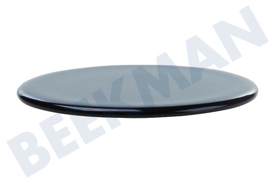 Pitsos Cocina 616099, 00616099 Tapa del quemador Negro, Esmalte, 70mm