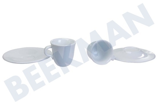 DeLonghi Cafetera automática DLSC308 Tazas de espresso de porcelana