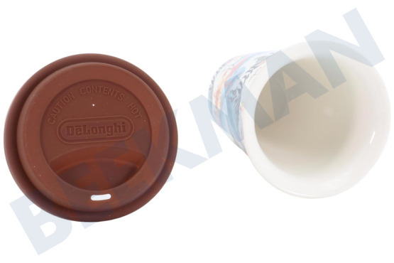DeLonghi Cafetera automática DLSC067 Termo taza Taza de cerámica con doble pared.