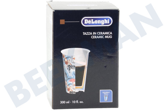 DeLonghi Cafetera automática DLSC067 Termo taza Taza de cerámica con doble pared.
