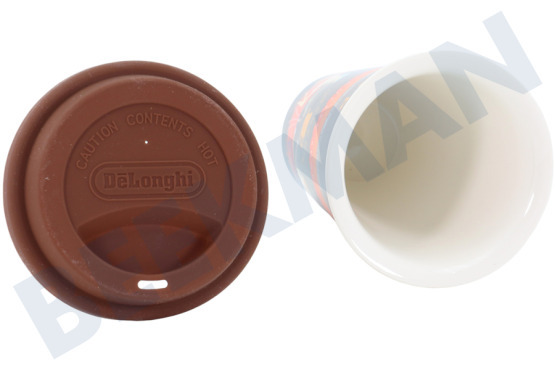 DeLonghi Cafetera automática DLSC066 Termo taza Taza de cerámica con doble pared.