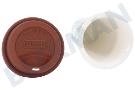 DeLonghi Cafetera automática DLSC065 Termo taza Taza de cerámica con doble pared.