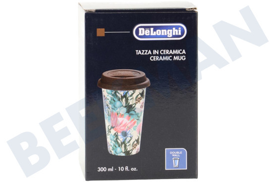 DeLonghi Cafetera automática DLSC065 Termo taza Taza de cerámica con doble pared.