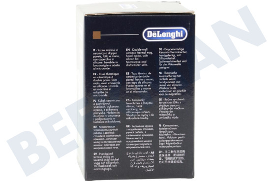 DeLonghi Cafetera automática DLSC065 Termo taza Taza de cerámica con doble pared.