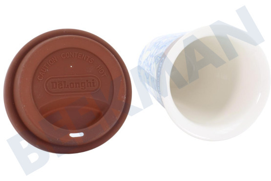 DeLonghi Cafetera automática DLSC064 Termo taza Taza de cerámica con doble pared.