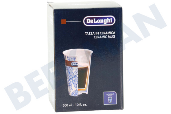 DeLonghi Cafetera automática DLSC064 Termo taza Taza de cerámica con doble pared.