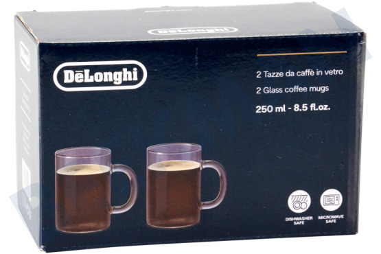 DeLonghi Cafetera automática DLSC320 Juego de vasos de café