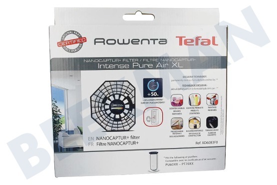 Rowenta Tratamiento de aire XD6083F0 Filtro Nanocaptur