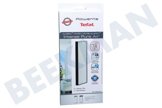 Tefal Tratamiento de aire XD6074F0 Alergia al aire puro intenso + Filtro