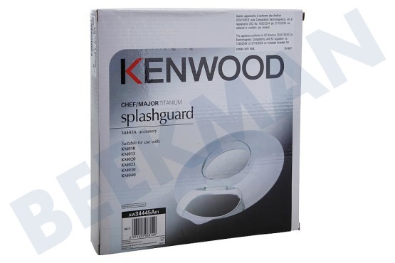 Kenwood Máquina de cocina 34445A Tapa Tapa antisalpicaduras