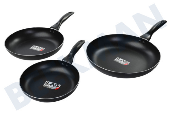 Alpina 18295 Juego de sartenes Alpina Chef Luxury, tres piezas
