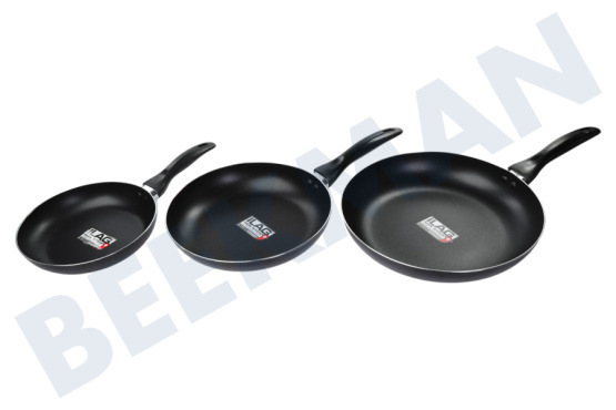 Alpina 18295 Juego de sartenes Alpina Chef Luxury, tres piezas