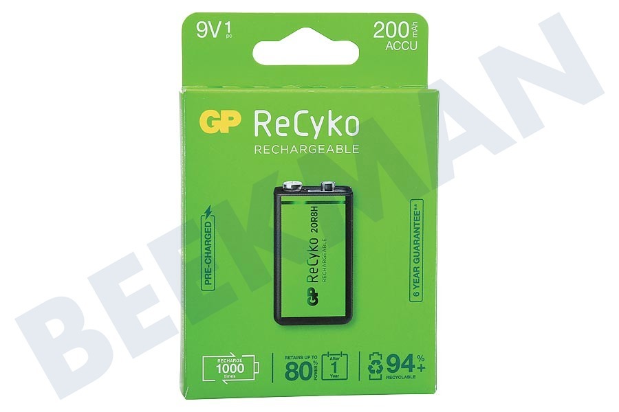 GP 6LR61 ReCyko + 9 voltios