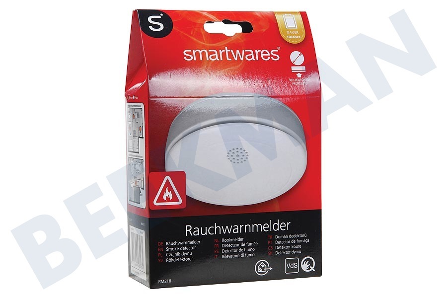 Smartwares RM218 Detector de humo con sensor óptico