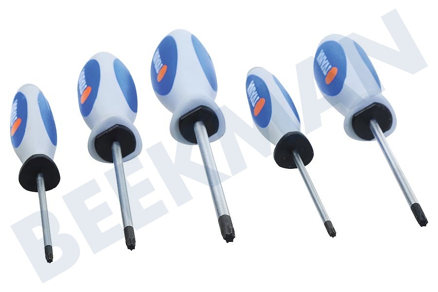 Ivana IVA0001093 Juego de destornilladores Torx Softgrip de cinco piezas