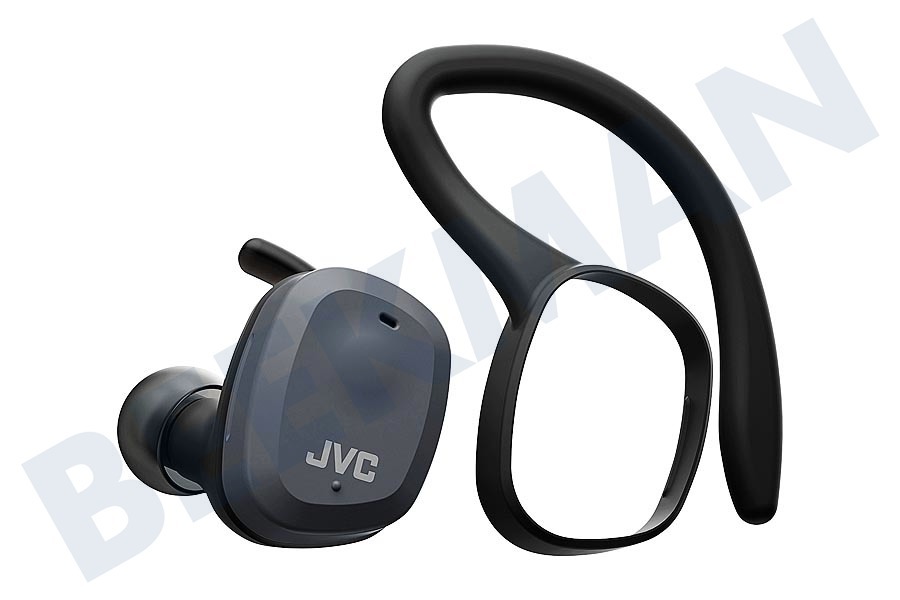 JVC HA-ET45T-BU Auriculares inalámbricos deportivos de doble soporte negro