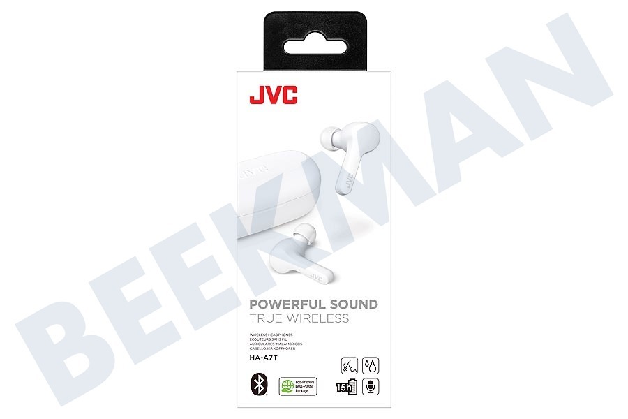 JVC HA-A7T-WN Auriculares True Wireless, blancos