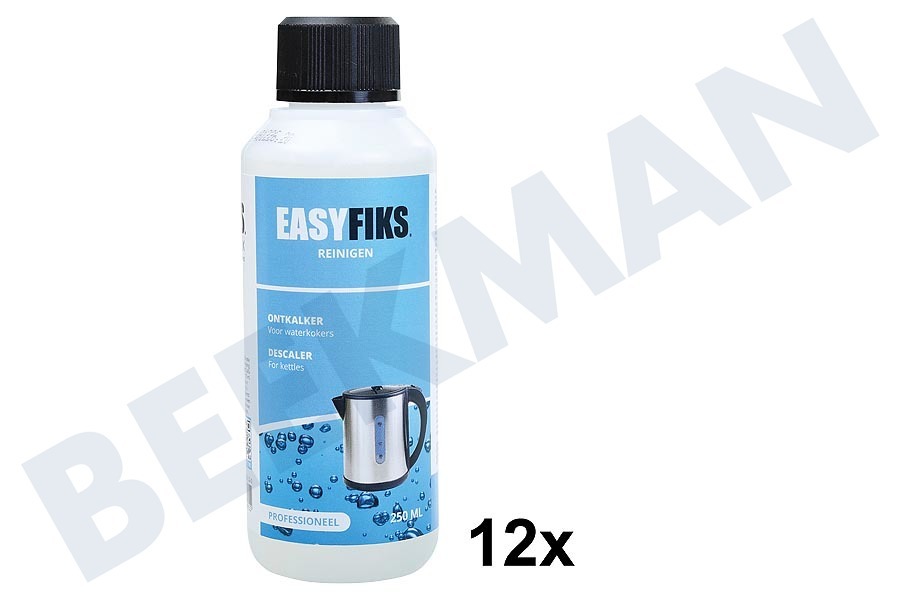 Easyfiks Líquido descalcificante 250ml x 12 piezas