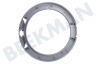 Novamatic Lavadora 672818, 00672818 Marco de la puerta interior Borde exterior plateado