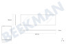 Whirlpool Refrigerador C00280886 Tabla de estante Plexiglás 467x189x4