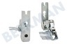 Constructa Refrigerador 12004051 Bisagra Conjunto de metal arriba y abajo.