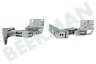 Constructa Refrigerador 12004051 Bisagra Conjunto de metal arriba y abajo.