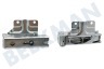 Constructa Refrigerador 12004051 Bisagra Conjunto de metal arriba y abajo.