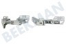 Bauknecht Refrigerador Hettich 3904 5.0 Bisagra Abajo derecha, arriba izquierda con Arriba derecha, abajo izquierda (conjunto)