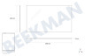 Admiral Refrigerador Tabla de estante Estante 398x283mm