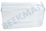 Bauknecht Refrigerador Cajón verdura recipiente para verduras crujiente, transparente