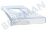 Neutral Refrigerador Panel frontal Del cajón del congelador, transparente