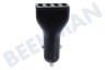 Digipower Cargador USB 12 Voltios, 4.8A / 5 Voltios 4 puertos negro