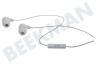 Dell Auriculares esteréo Intraaural con botón de grabación, Blanco