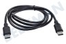 Universeel Cable de datos y carga USB tipo C 100cm negro