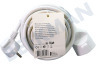 Exin Cable 3x1,5mm2 16A, blanco con tierra de seguridad 5 metros