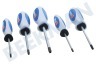 Ivana IVA0001093 Juego de destornilladores Torx Softgrip de cinco piezas