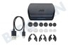 JVC HA-ET45T-BU Auriculares inalámbricos deportivos de doble soporte negro