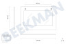 Hotpoint-ariston Horno-Microondas 193157, C00193157 Tabla de estante Cristal puerta horno 754x446