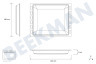 Whirlpool Horno-Microondas C00078391 Bandeja de horno Esmalte 403x389mm