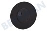 Whirlpool Cocina C00257557 Tapa del quemador Negro 69mm normal