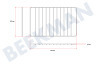 Siemens Horno-Microondas 284913, 00284913 Rejilla 435x375mm