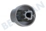 Siemens Horno-Microondas 605137, 00605137 Botón Pomo de gas, plateado