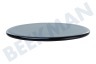Pitsos Cocina 616099, 00616099 Tapa del quemador Negro, Esmalte, 70mm