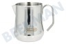 DeLonghi Cafetera automática DLSC069 Jarra para espuma de leche acero inoxidable, 500ml