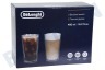 DeLonghi Cafetera automática DLSC319 Juego de vidrio térmico de doble pared