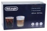 DeLonghi Cafetera automática DLSC318 Juego de vidrio térmico de doble pared